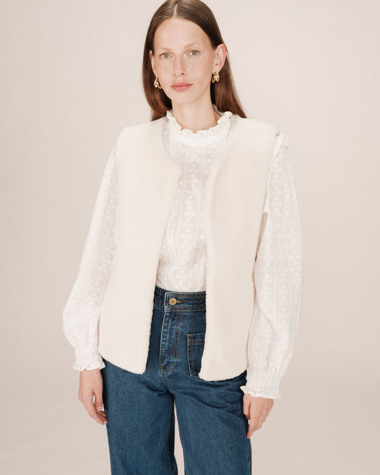 Gilet Fw25111016 Sinatra Ecru