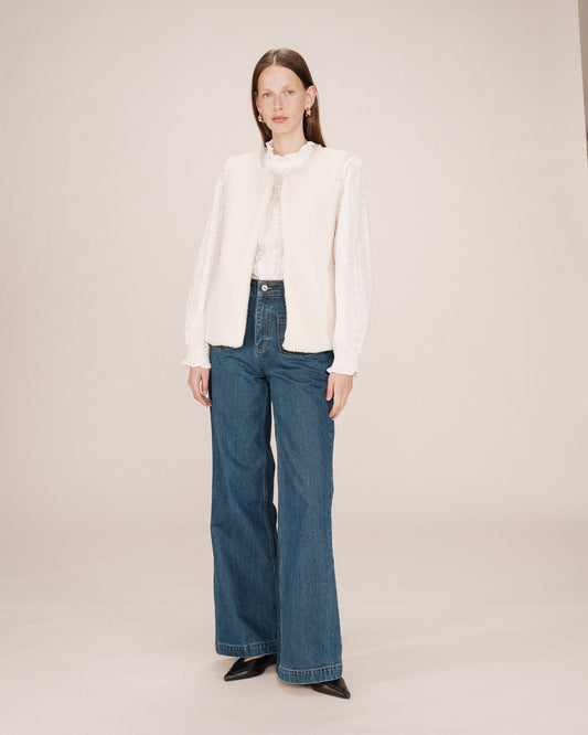 Gilet Fw25111016 Sinatra Ecru