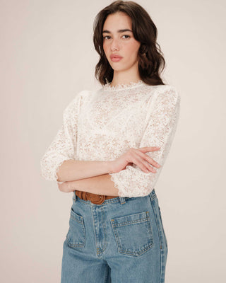 Blouse Fw2517012 Stella Ecru