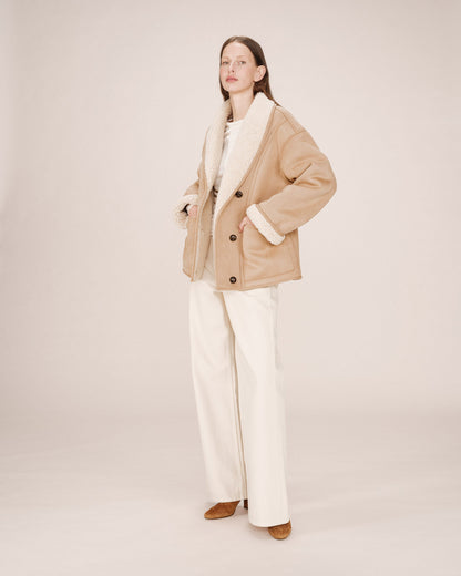 Jacket Swan Beige-Rose