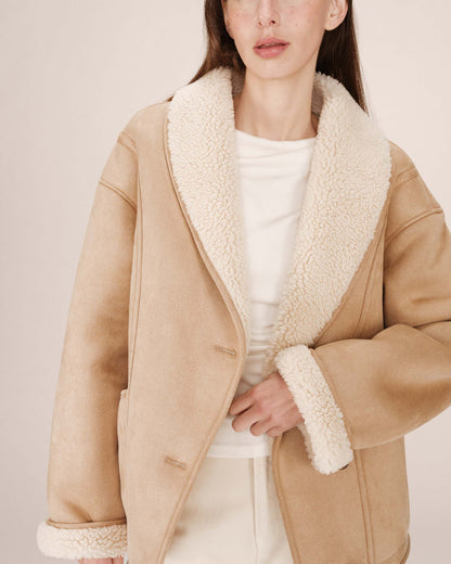 Jacket Swan Beige-Rose
