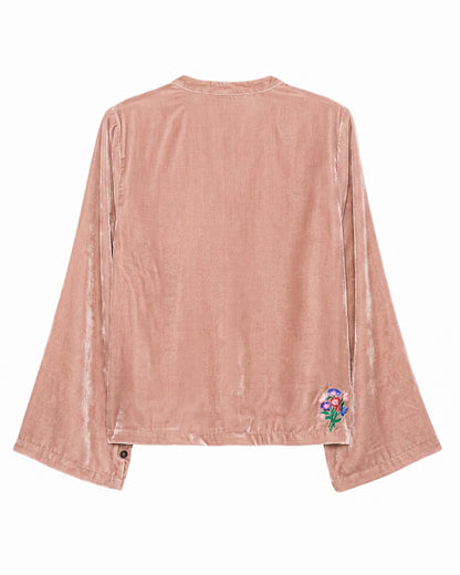 Sissel Edelbo | Hope Shirt Jacket -  Embroidery Pink