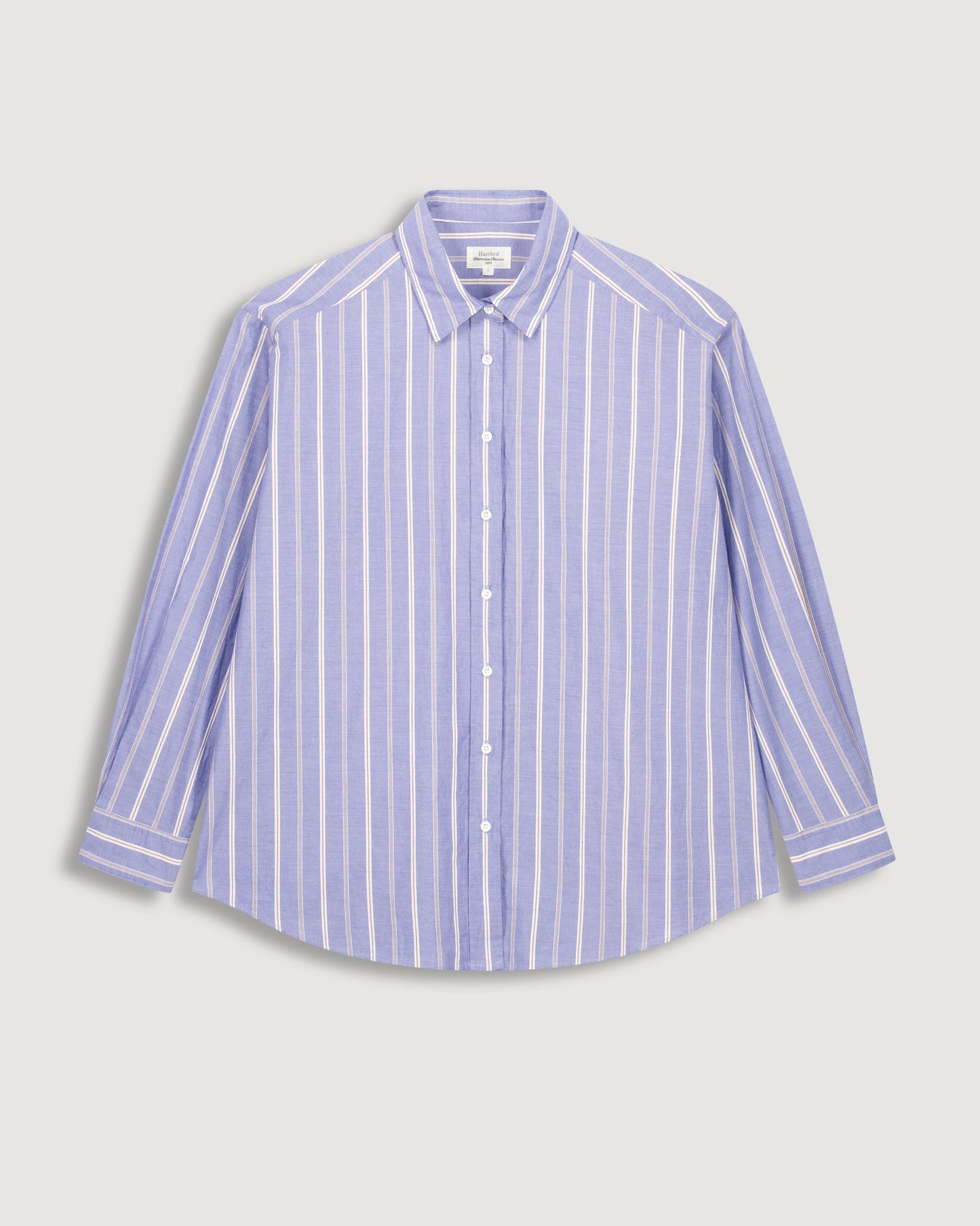 Shirt Cinema Bech635 03-Blue-White-Ocher