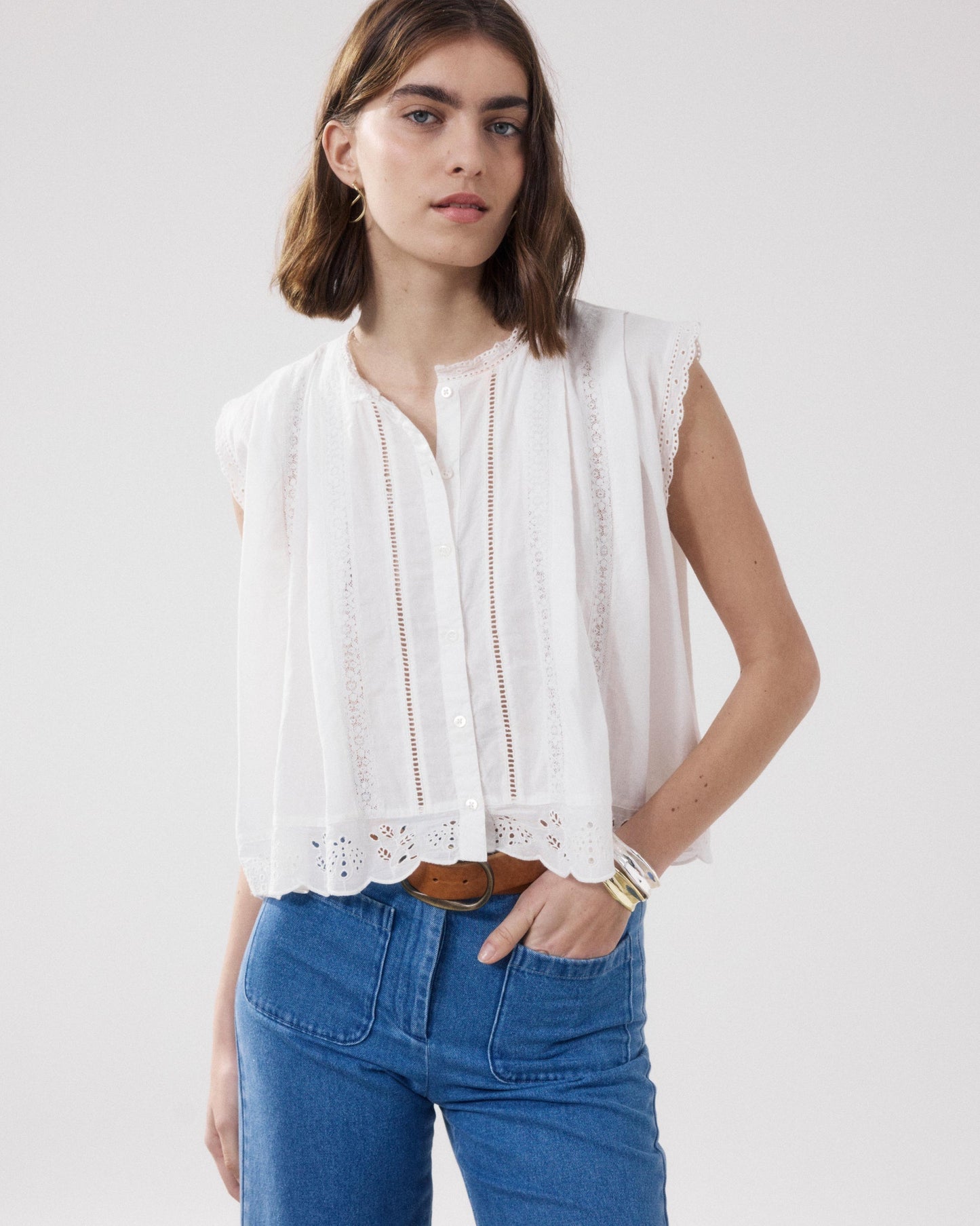 Blouse Cybil Bfcr550 01-Ecru