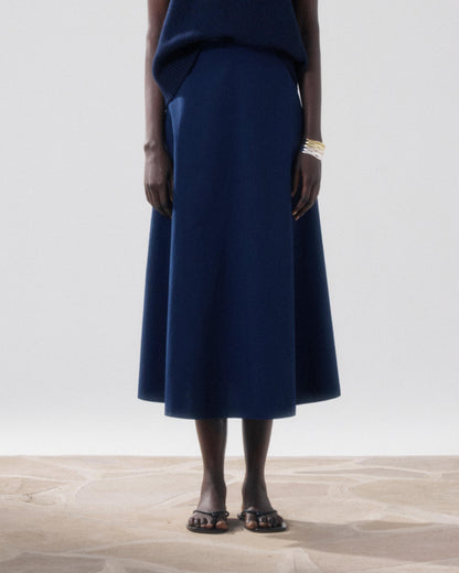 Hartford | Joyce Cotton Midi Skirt - A-Line 43-Night