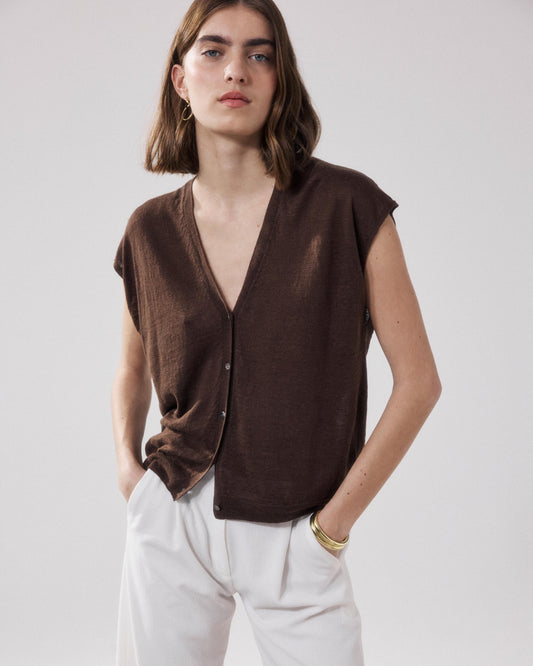 Cardigan Mounia Bfmd514 05-Wood