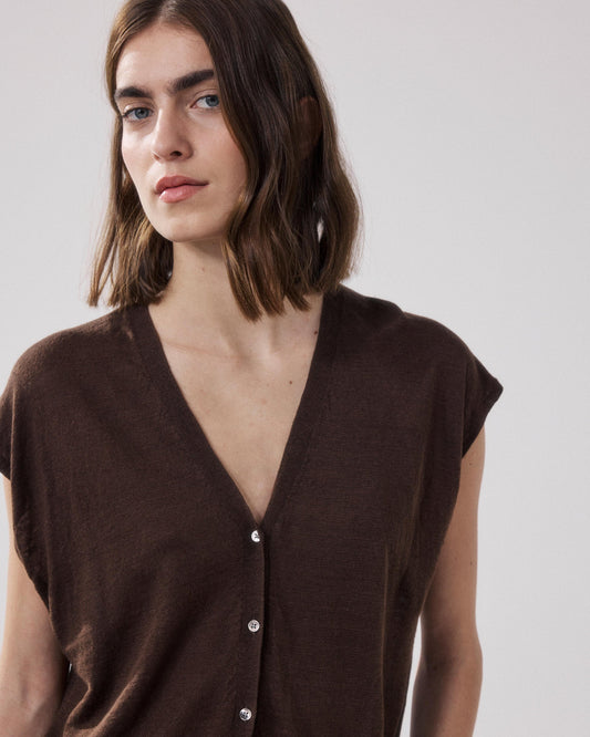 Cardigan Mounia Bfmd514 05-Wood