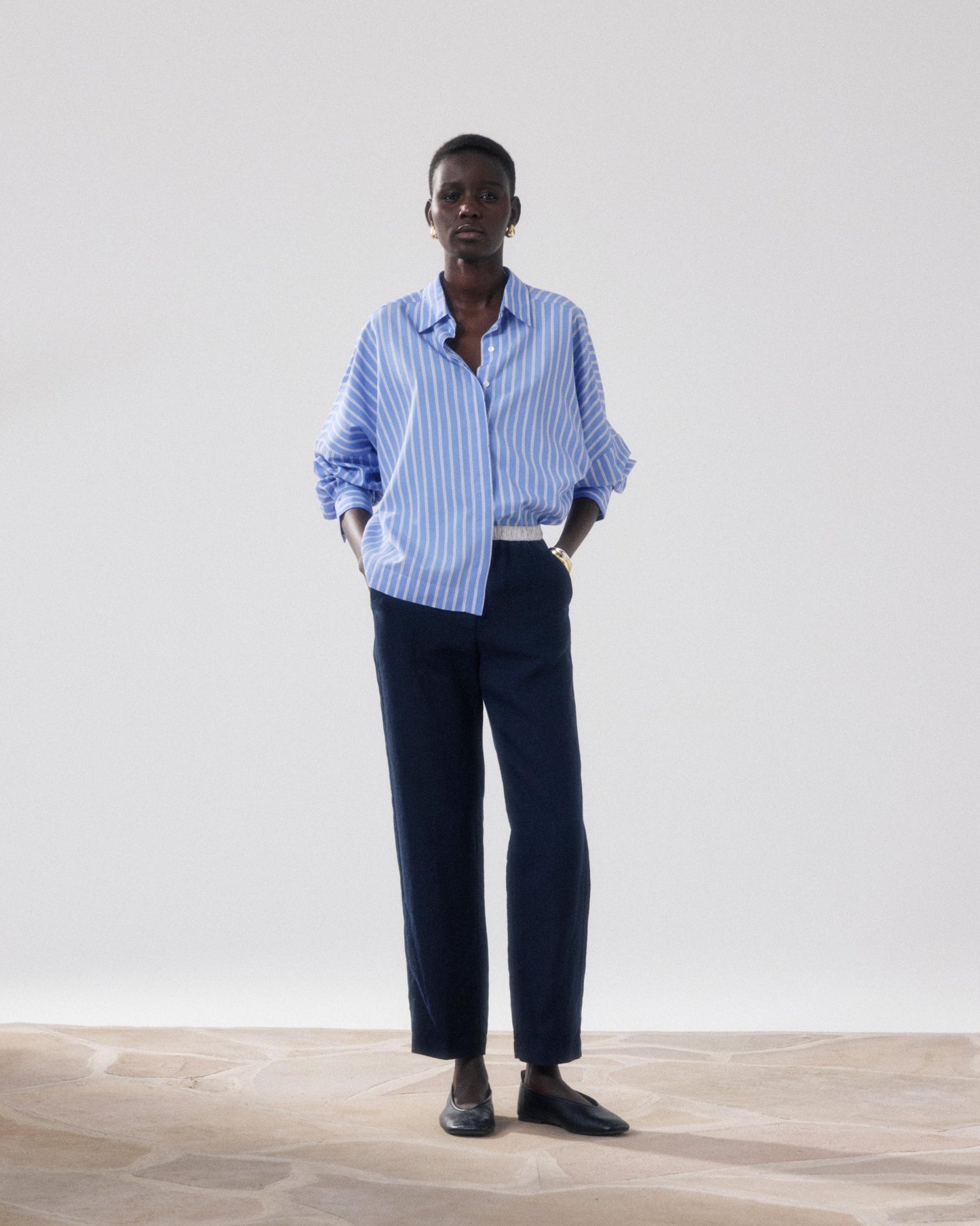 HARTFORD | Pirol Linen Cigarette Pants - 7/8 Length