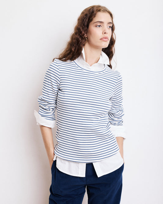 Tshirt Take Betr504 02-Ecru-Navy