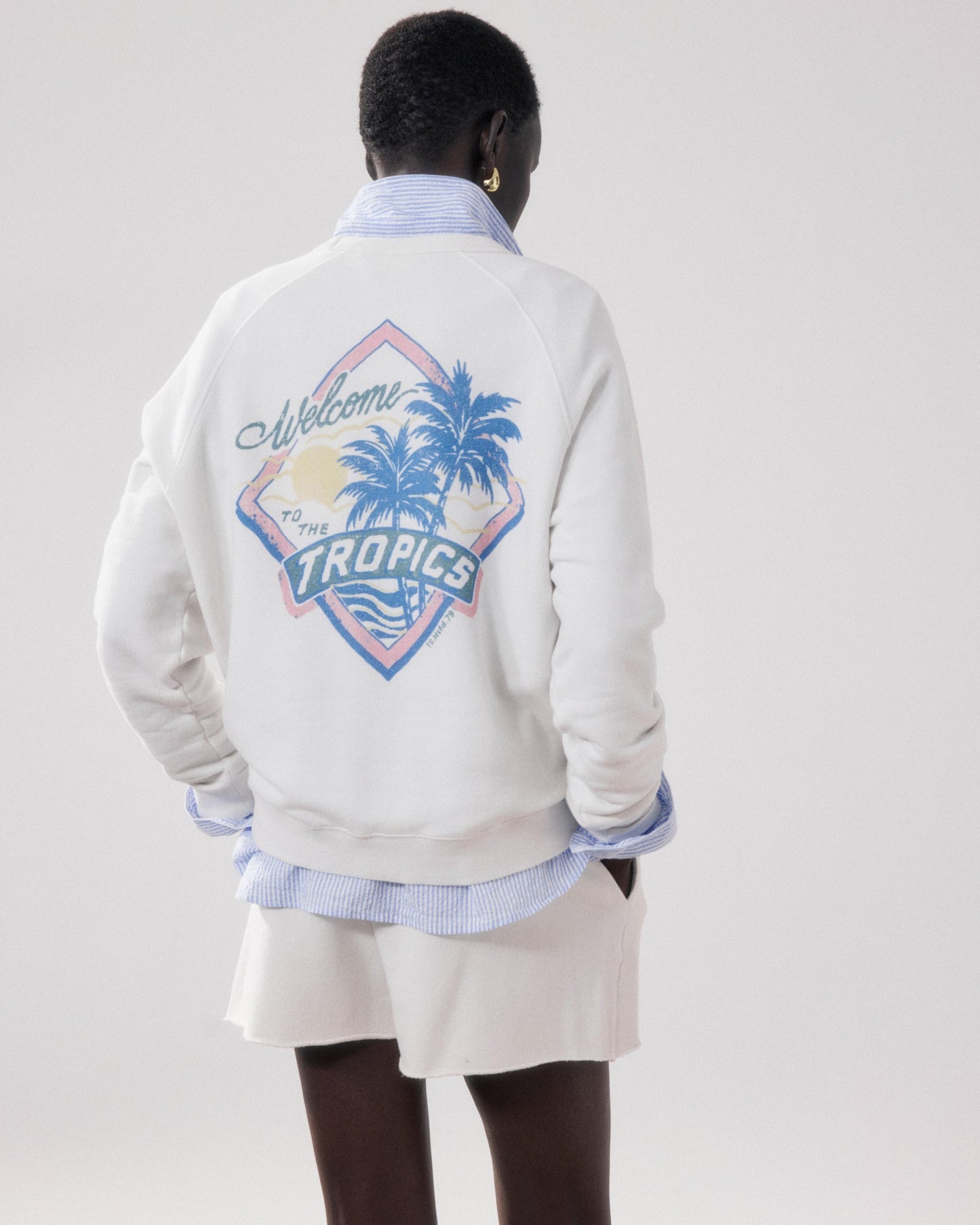 Sweatshirt Tatropic Bfuc512 01-Ecru