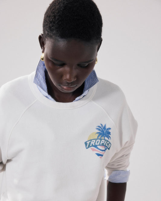 Sweatshirt Tatropic Bfuc512 01-Ecru