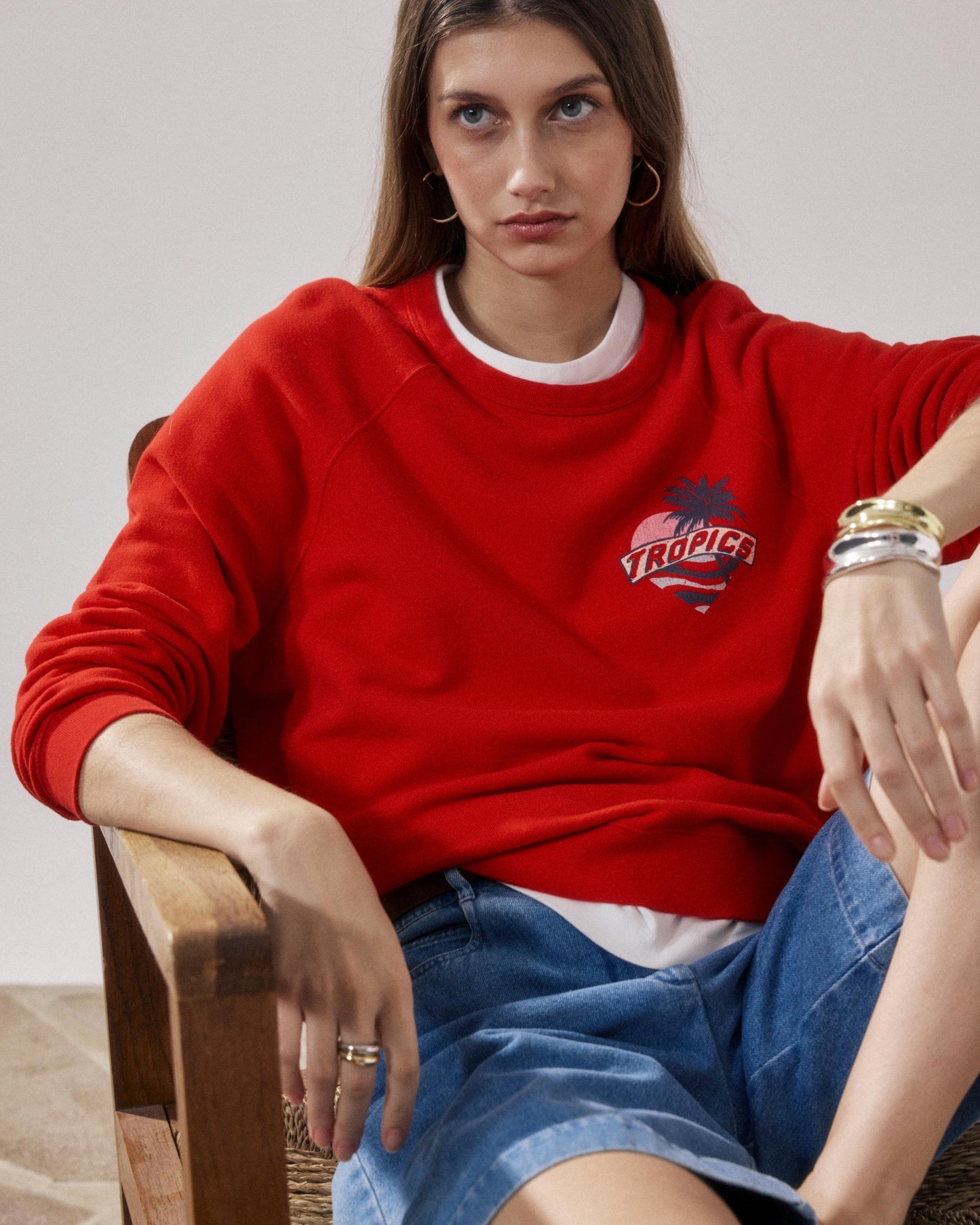 Sweatshirt Tatropic Bfuc512 05-Tomato