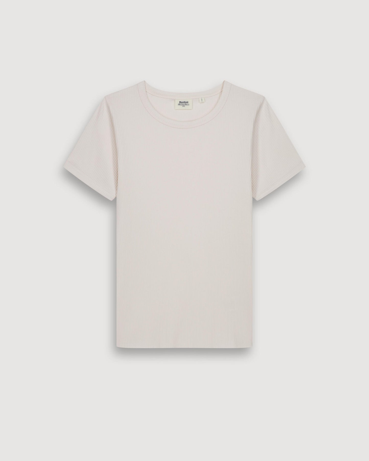 Hartford | Tesoel Relaxed Cotton-Jersey T-Shirt - Ecru 01-Ecru