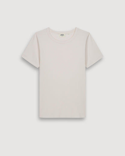 Hartford | Tesoel Relaxed Cotton-Jersey T-Shirt - Ecru 01-Ecru