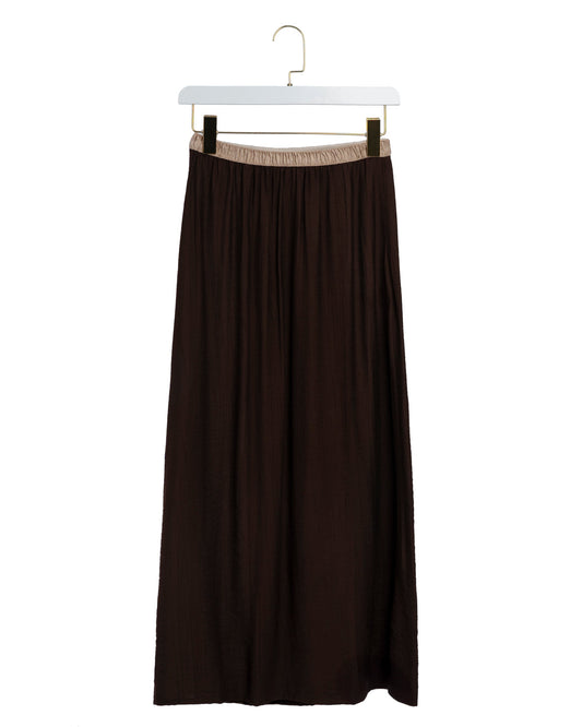 Hartford | Jasmina Skirt - Wood-Toned Poplin