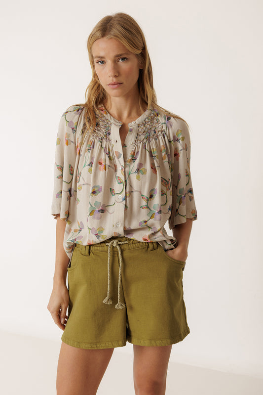 Blouse Ad102 Beige