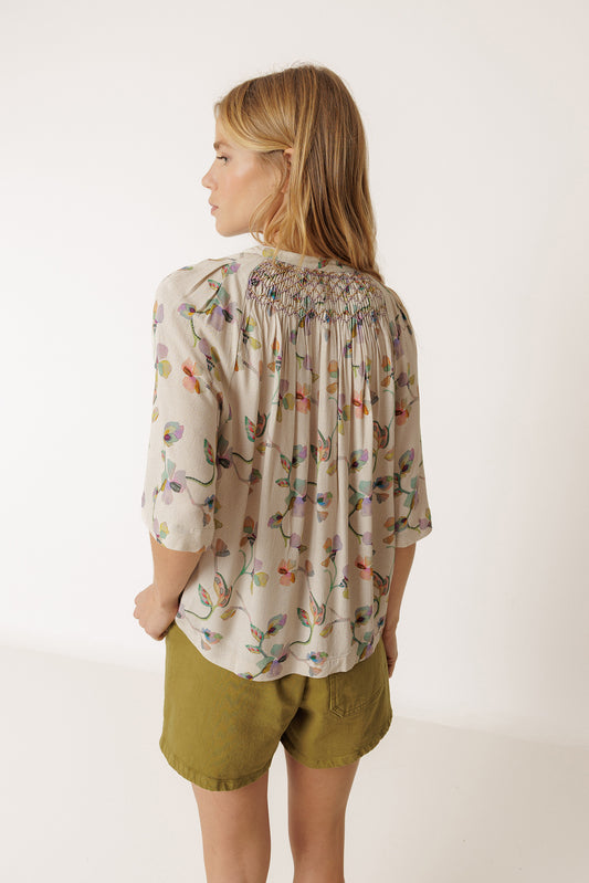 Blouse Ad102 Beige