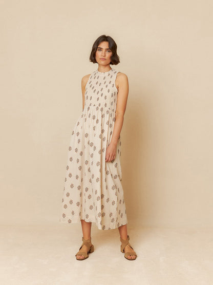 Elastic Waist Dress Ad177 Piedra