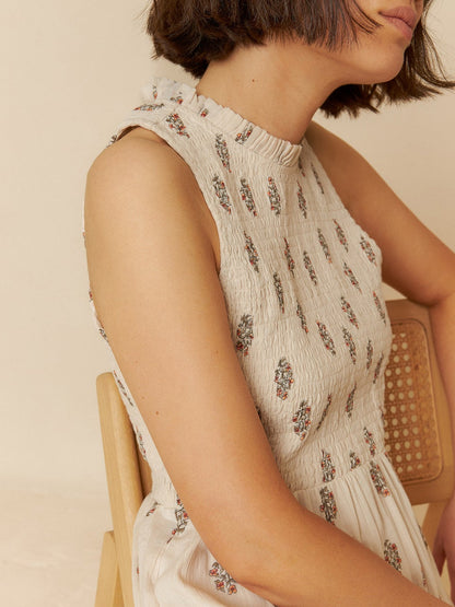 Elastic Waist Dress Ad177 Piedra
