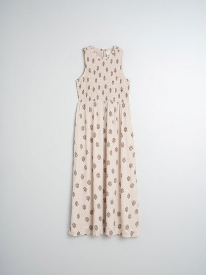 Elastic Waist Dress Ad177 Piedra
