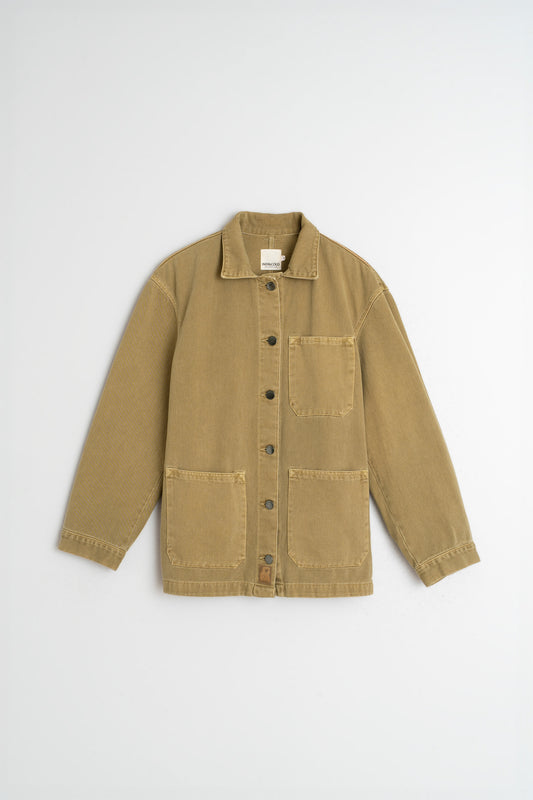 Twill Overshirt Bb305 Oliva