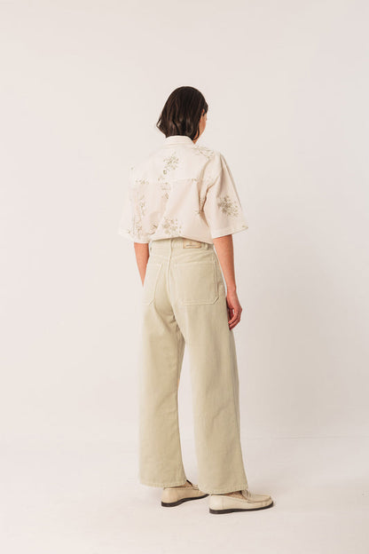 Wide-leg Pants Bb307 Crema