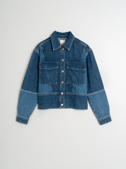 Bicolor Patch Jacket Dd255 Tejano