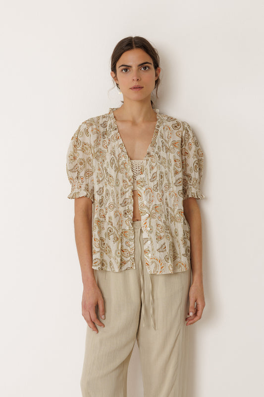 Blouse Ki132 Khaki