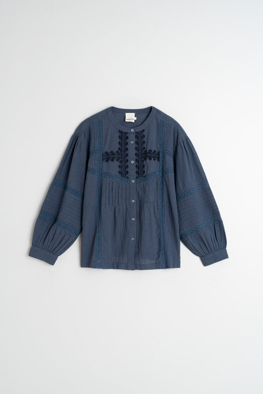 Ethnic Embroidered S Ki220 Indigo