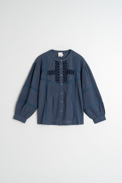 Ethnic Embroidered S Ki220 Indigo