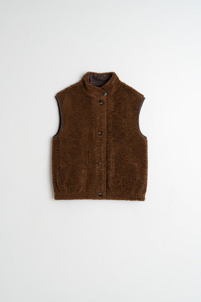 Reversible Teddy Ves Mt671 Chocolate