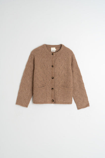 Crochet Jacket Nj465 Camel