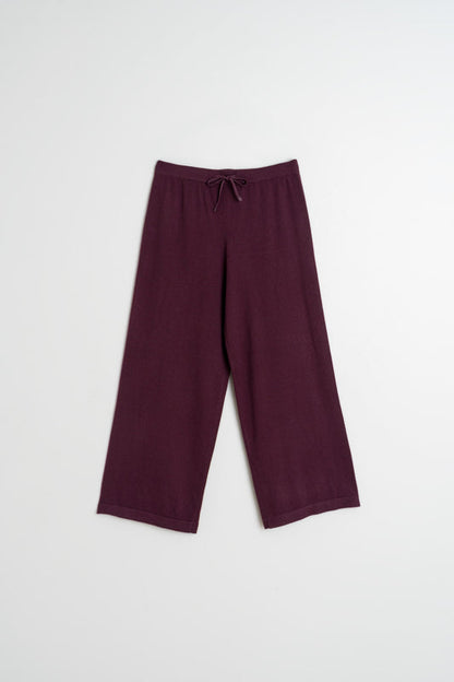 Wide-knit Pant Rd481 Berenjena