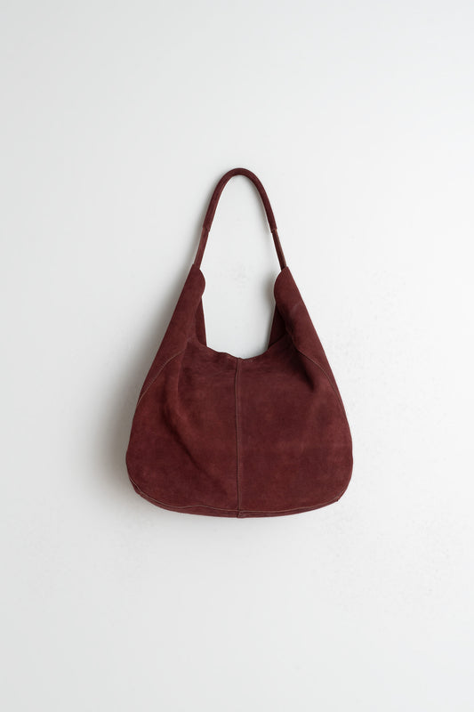 Split Leather Tote B Rh730 Granate
