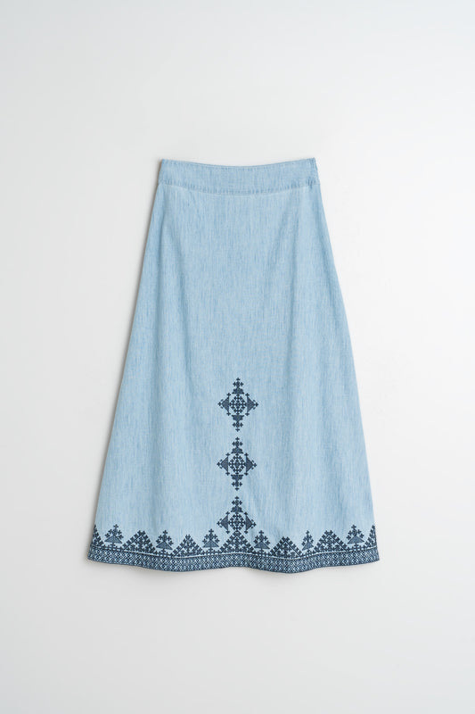 Embroidered Maxi Ski Sk126 Super-Stone
