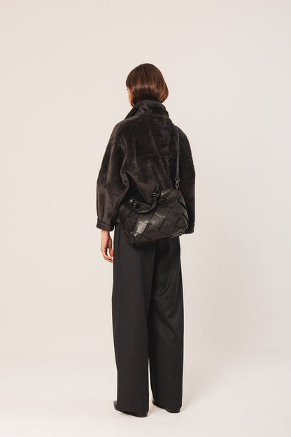 Fur Jacket St650 Antracita