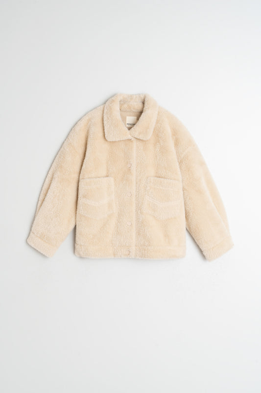 Fur Jacket St650 Crema