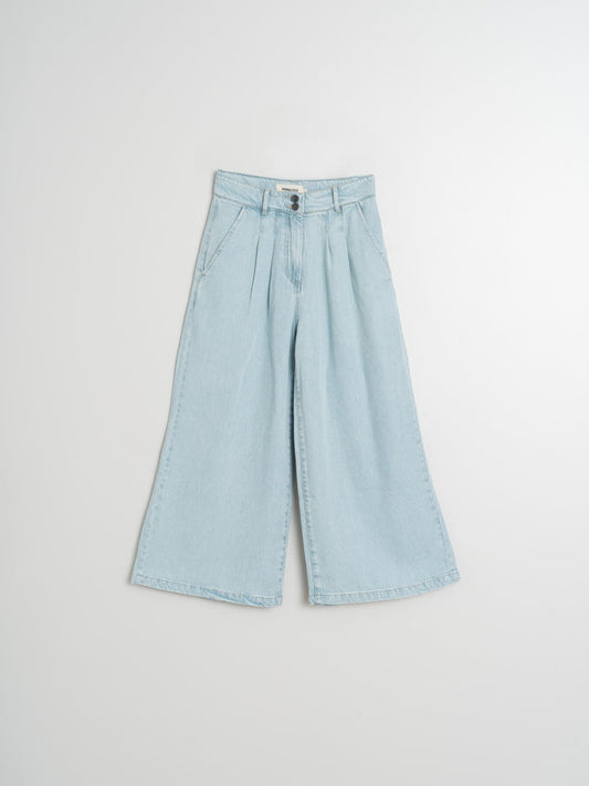 Denim Effect Pants Vf107 Tejano