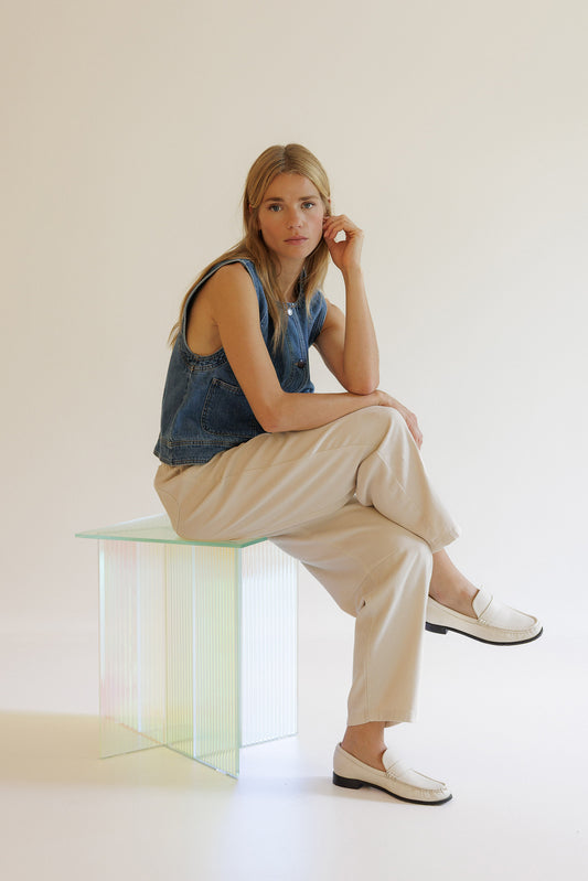 Denim Gilet Vf305 Tejano