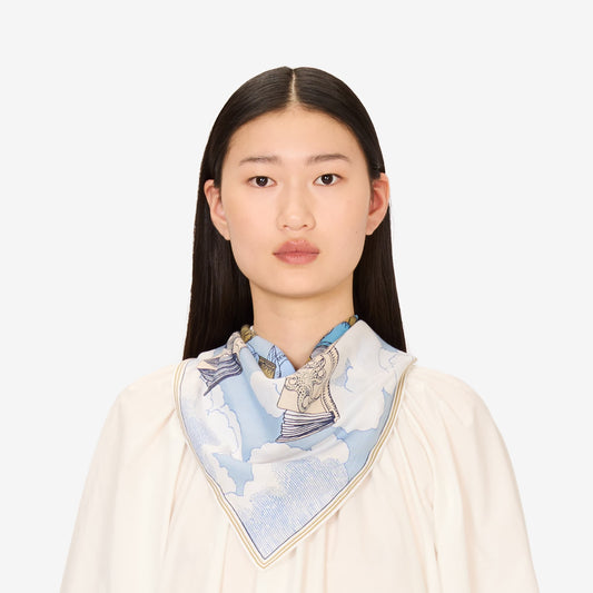 Scarf Ca21edi04 Blue