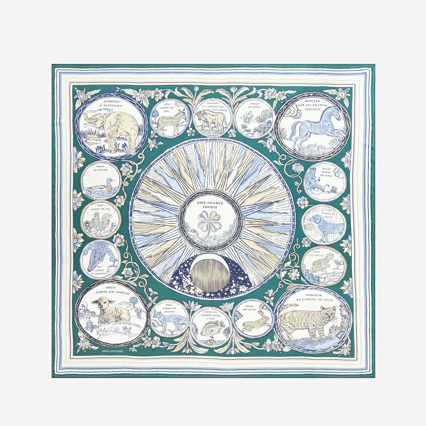 Scarf Ca222ch10 Green