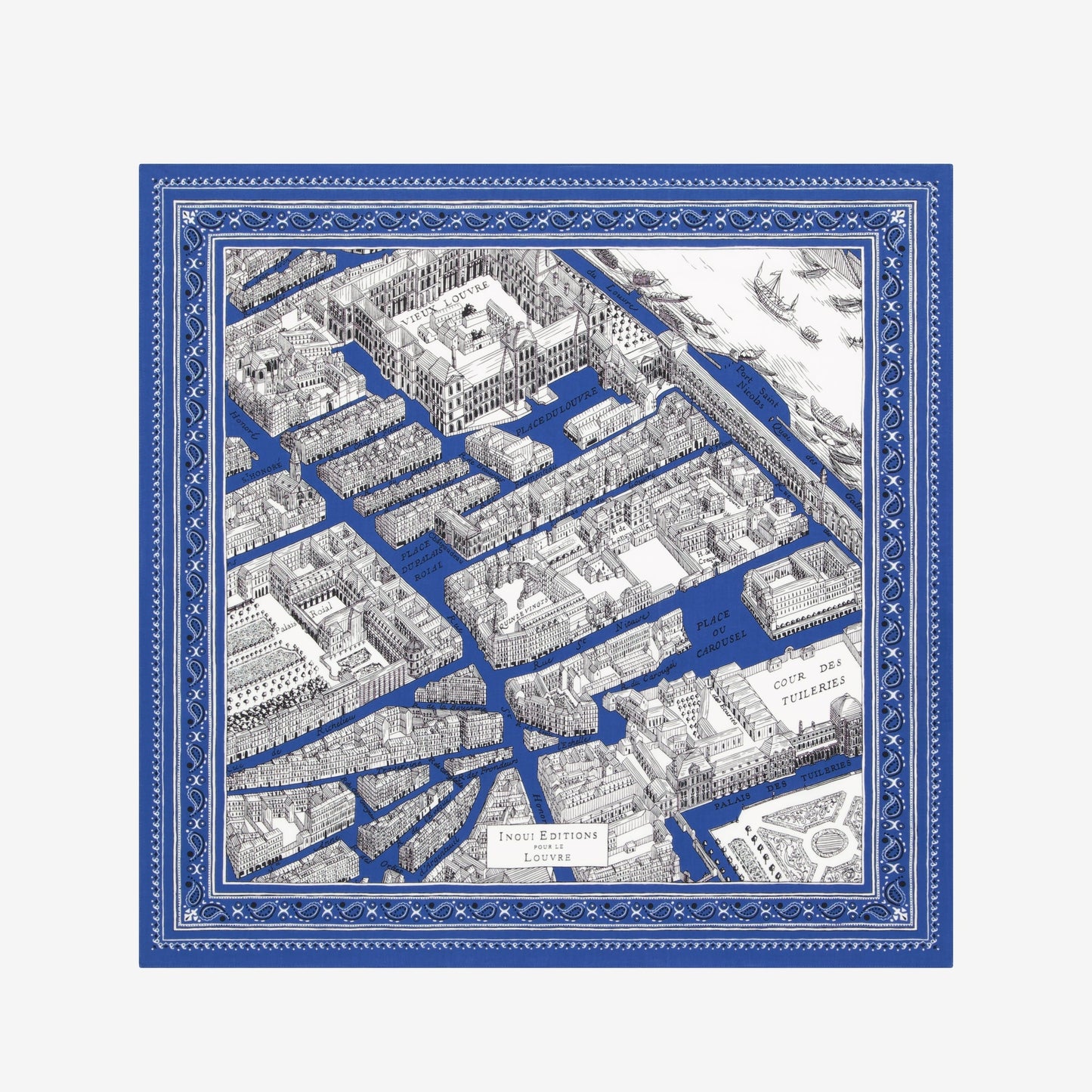 Scarf Ca22lou04 Blue