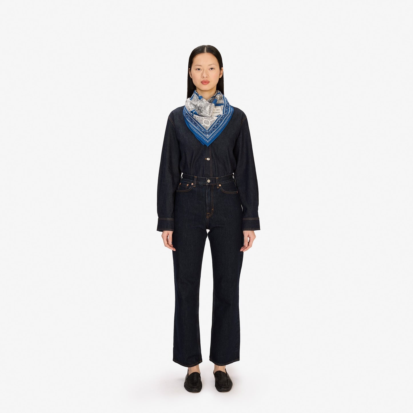 Scarf Ca22lou04 Blue