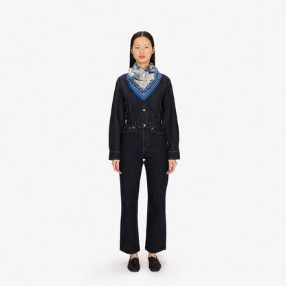 Scarf Ca22lou04 Blue