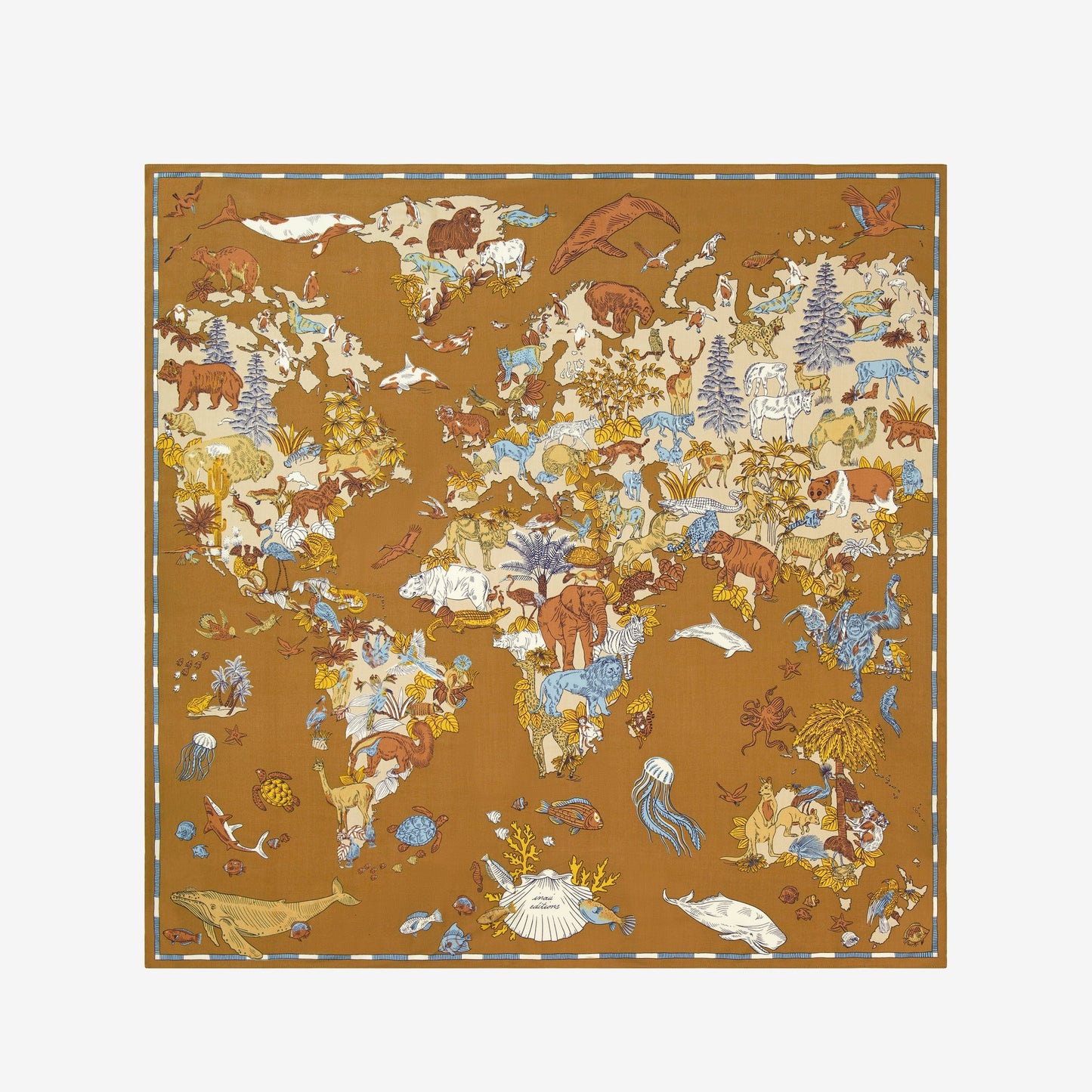 Scarf Ca231at15 Beige