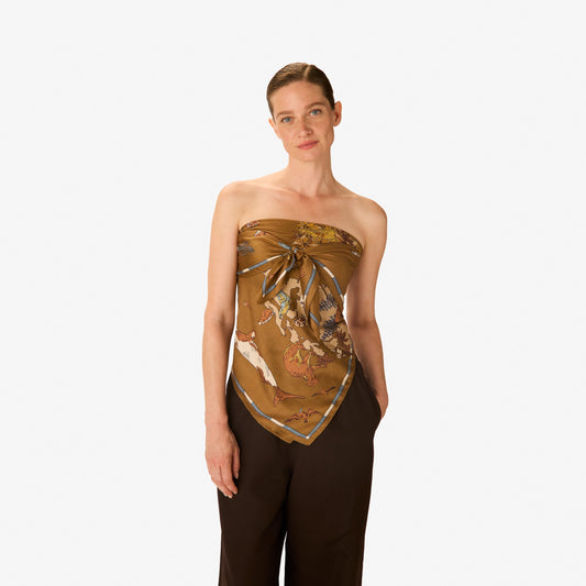 Scarf Ca231at15 Beige