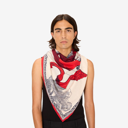 Scarf Ca232de06 Red