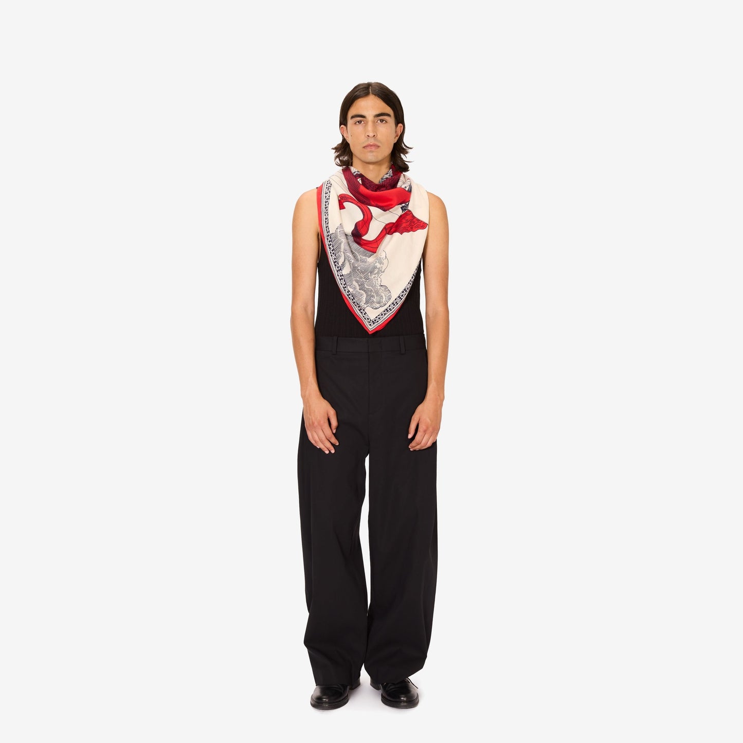 Scarf Ca232de06 Red