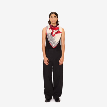 Scarf Ca232de06 Red