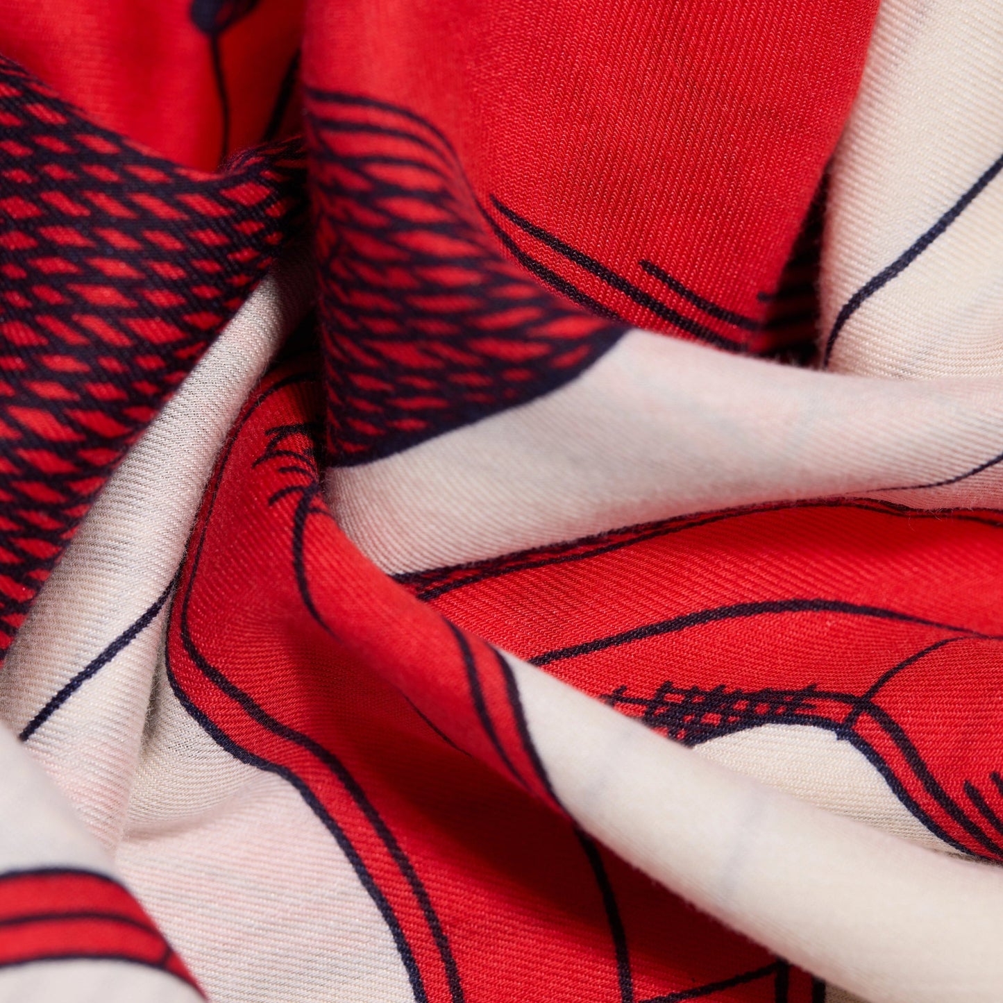 Scarf Ca232de06 Red